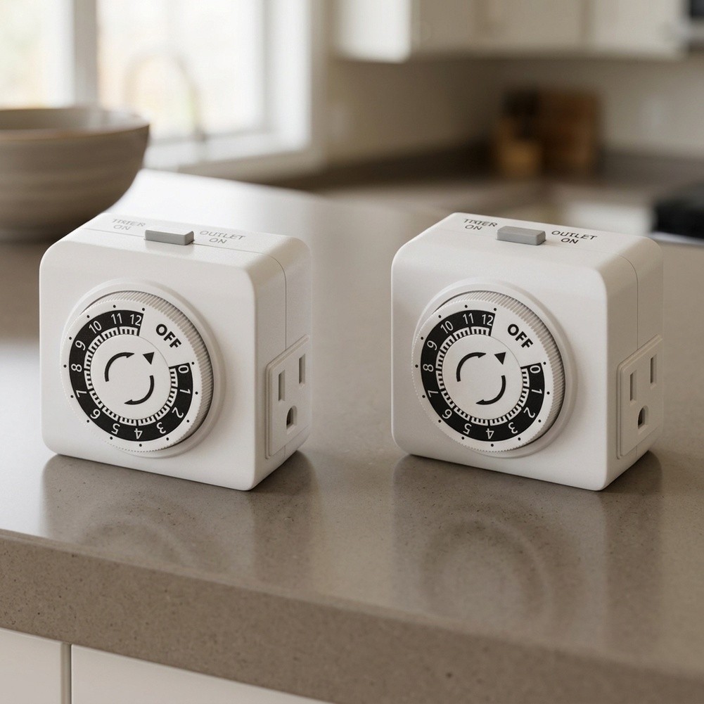 2er-Pack 24-Stunden-Mechanisch – Timer Dual Outlet Bewertung und Preis